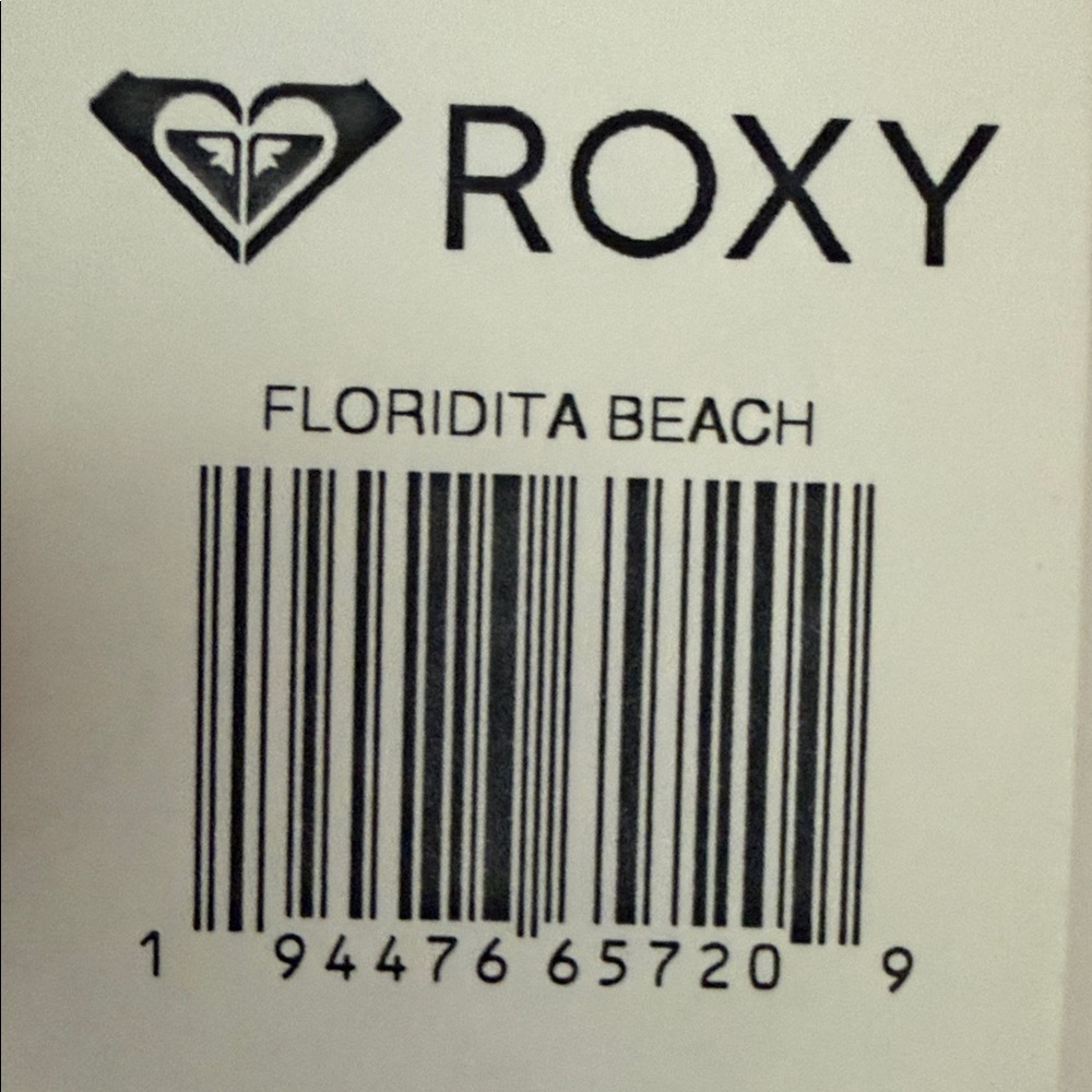 New Roxy Tropical Floral Wide-Leg Pants in Orange and White - Picture 5 of 5